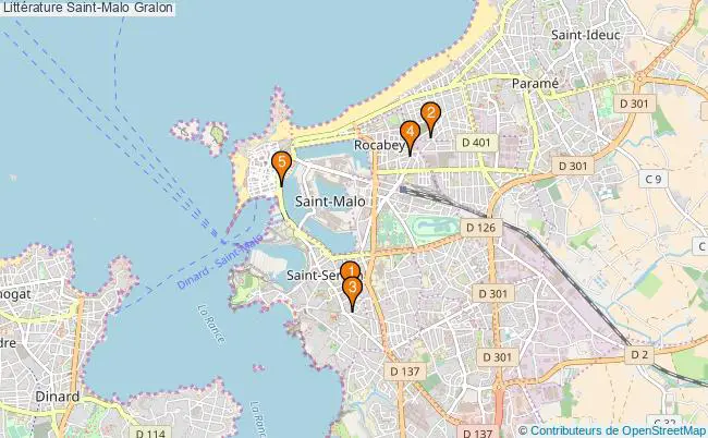 plan Littérature Saint-Malo Associations littérature Saint-Malo : 7 associations