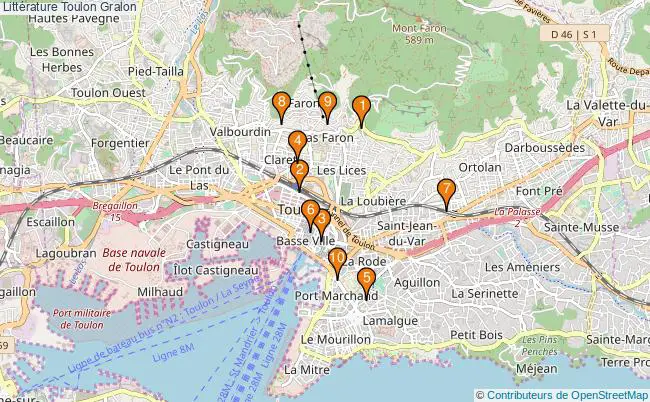 plan Littérature Toulon Associations littérature Toulon : 13 associations