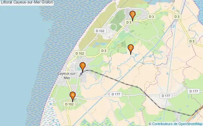 plan Littoral Cayeux-sur-Mer Associations Littoral Cayeux-sur-Mer : 4 associations