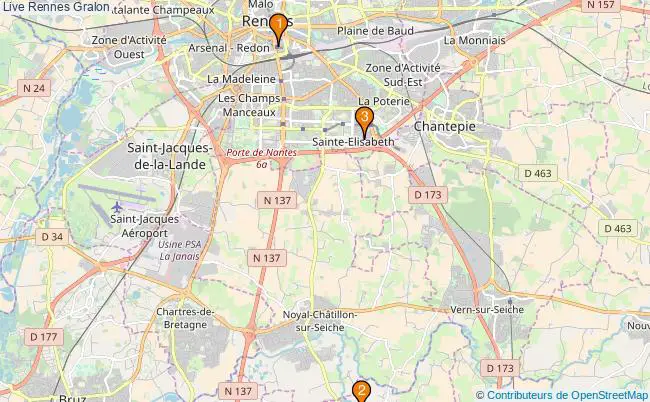 plan Live Rennes Associations live Rennes : 8 associations