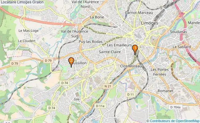 plan Locataire Limoges Associations locataire Limoges : 2 associations