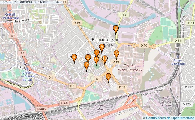 plan Locataires Bonneuil-sur-Marne Associations Locataires Bonneuil-sur-Marne : 13 associations