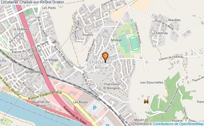 plan Locataires Chasse-sur-Rhône Associations Locataires Chasse-sur-Rhône : 4 associations