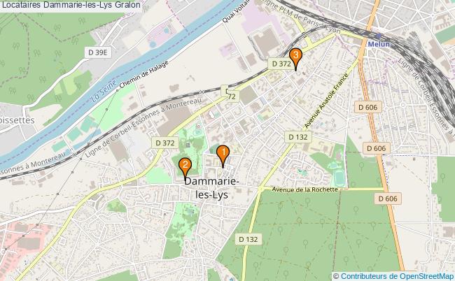 plan Locataires Dammarie-les-Lys Associations Locataires Dammarie-les-Lys : 4 associations
