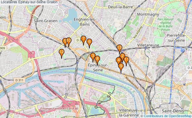 plan Locataires Epinay-sur-Seine Associations Locataires Epinay-sur-Seine : 20 associations