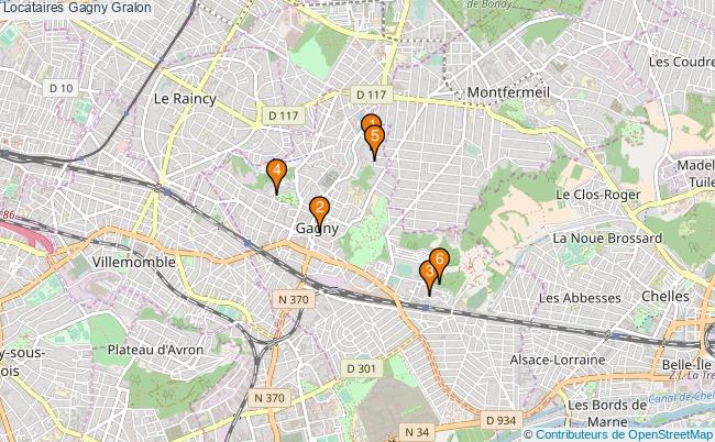 plan Locataires Gagny Associations Locataires Gagny : 7 associations