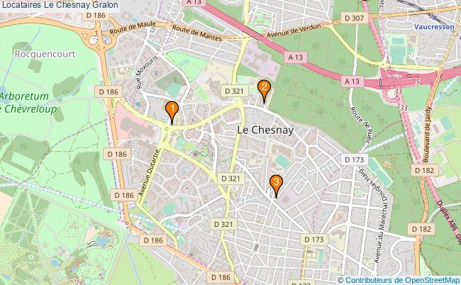 plan Locataires Le Chesnay Associations Locataires Le Chesnay : 6 associations