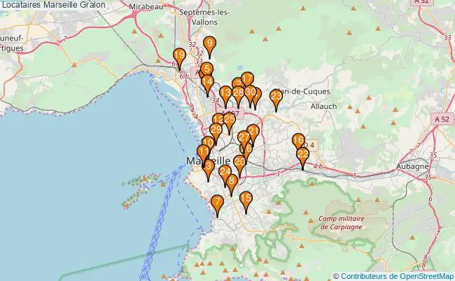 plan Locataires Marseille Associations Locataires Marseille : 292 associations