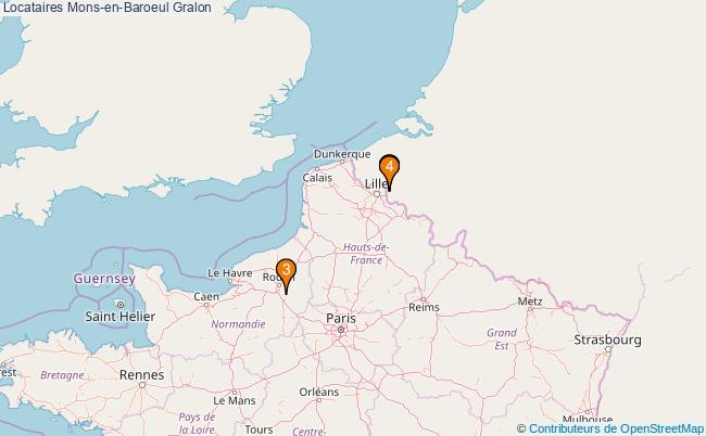 plan Locataires Mons-en-Baroeul Associations Locataires Mons-en-Baroeul : 4 associations