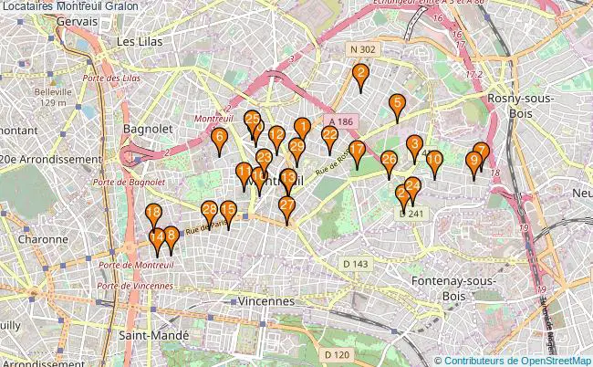 plan Locataires Montreuil Associations Locataires Montreuil : 37 associations