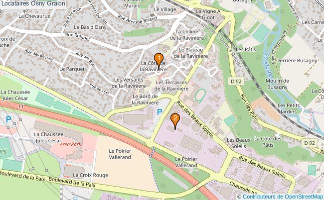 plan Locataires Osny Associations Locataires Osny : 2 associations