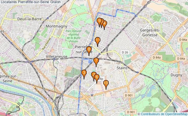 plan Locataires Pierrefitte-sur-Seine Associations Locataires Pierrefitte-sur-Seine : 14 associations