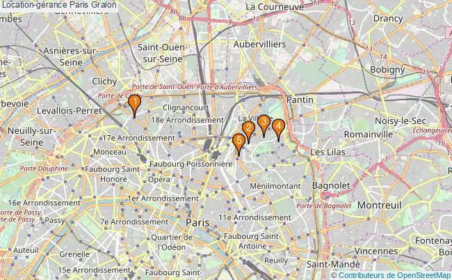 plan Location-gérance Paris Associations location-gérance Paris : 12 associations
