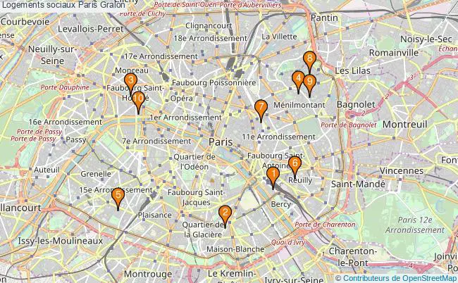 plan Logements sociaux Paris Associations logements sociaux Paris : 14 associations
