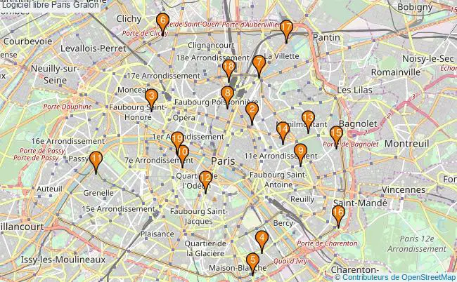 plan Logiciel libre Paris Associations logiciel libre Paris : 21 associations