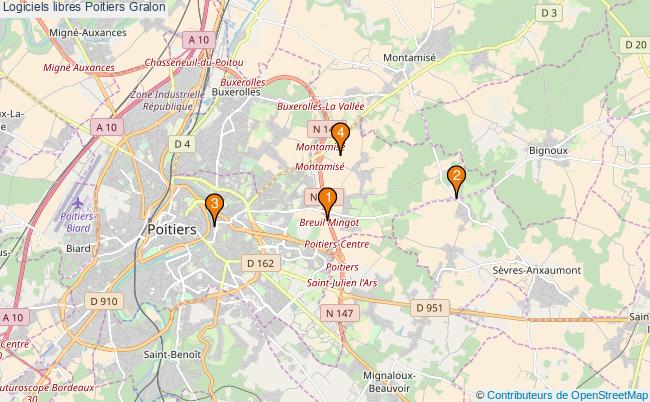 plan Logiciels libres Poitiers Associations logiciels libres Poitiers : 4 associations