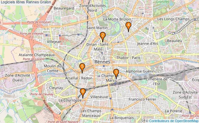 plan Logiciels libres Rennes Associations logiciels libres Rennes : 6 associations
