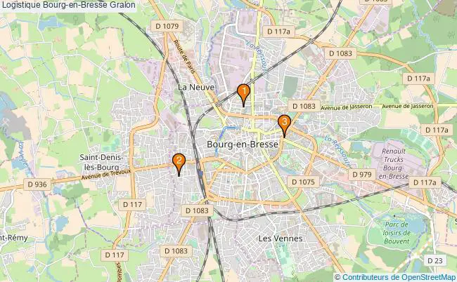 plan Logistique Bourg-en-Bresse Associations logistique Bourg-en-Bresse : 5 associations