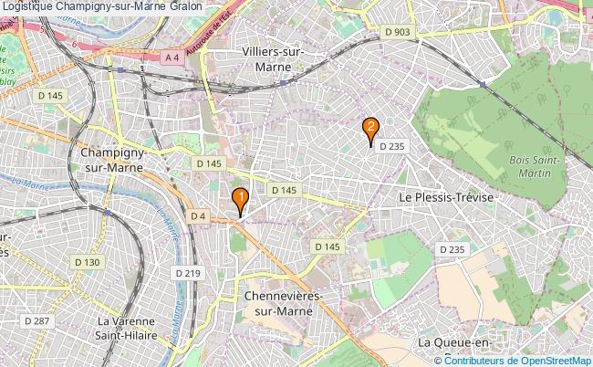 plan Logistique Champigny-sur-Marne Associations logistique Champigny-sur-Marne : 6 associations