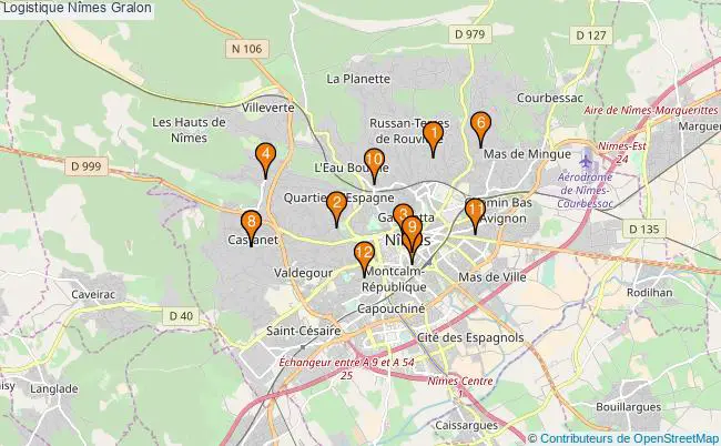 plan Logistique Nîmes Associations logistique Nîmes : 13 associations