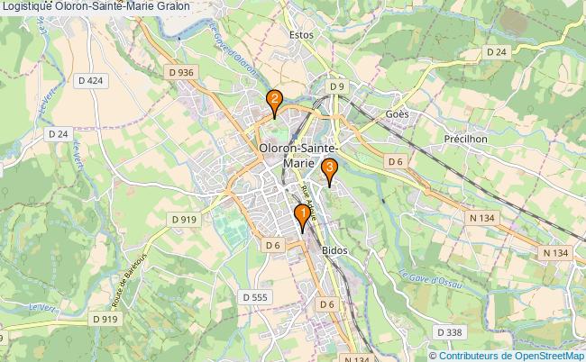 plan Logistique Oloron-Sainte-Marie Associations logistique Oloron-Sainte-Marie : 3 associations