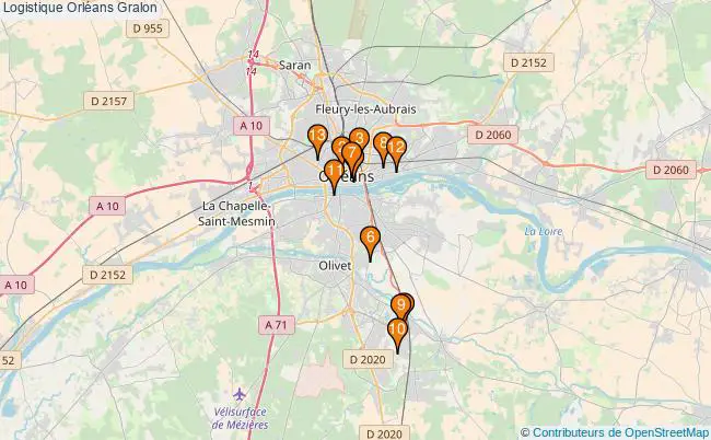 plan Logistique Orléans Associations logistique Orléans : 14 associations
