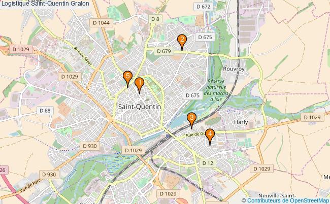 plan Logistique Saint-Quentin Associations logistique Saint-Quentin : 5 associations