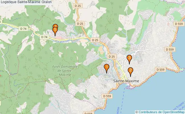 plan Logistique Sainte-Maxime Associations logistique Sainte-Maxime : 7 associations