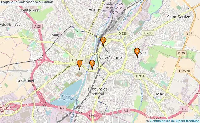 plan Logistique Valenciennes Associations logistique Valenciennes : 6 associations