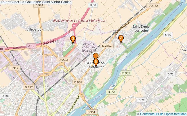 plan Loir-et-Cher La Chaussée-Saint-Victor Associations Loir-et-Cher La Chaussée-Saint-Victor : 6 associations