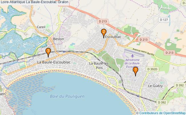 plan Loire-Atlantique La Baule-Escoublac Associations Loire-Atlantique La Baule-Escoublac : 5 associations