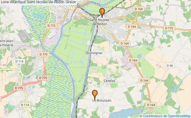 plan Loire-Atlantique Saint-Nicolas-de-Redon Associations Loire-Atlantique Saint-Nicolas-de-Redon : 2 associations