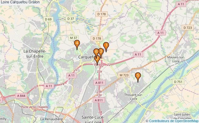 plan Loire Carquefou Associations Loire Carquefou : 7 associations