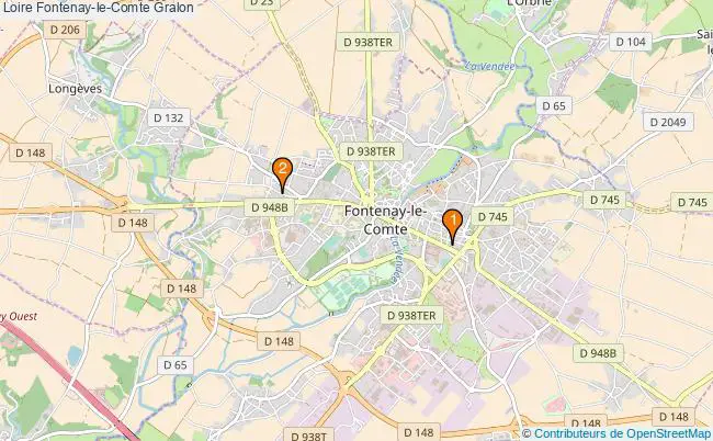 plan Loire Fontenay-le-Comte Associations Loire Fontenay-le-Comte : 1 associations