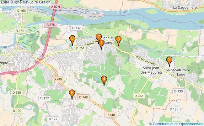 plan Loire Juigné-sur-Loire Associations Loire Juigné-sur-Loire : 8 associations