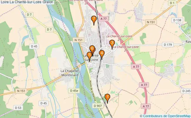 plan Loire La Charité-sur-Loire Associations Loire La Charité-sur-Loire : 9 associations