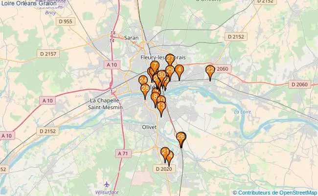plan Loire Orléans Associations Loire Orléans : 59 associations