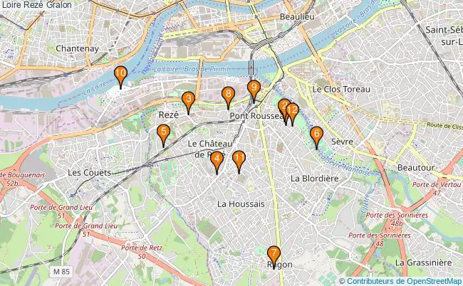 plan Loire Rezé Associations Loire Rezé : 17 associations