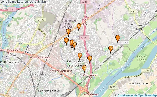 plan Loire Sainte-Luce-sur-Loire Associations Loire Sainte-Luce-sur-Loire : 16 associations