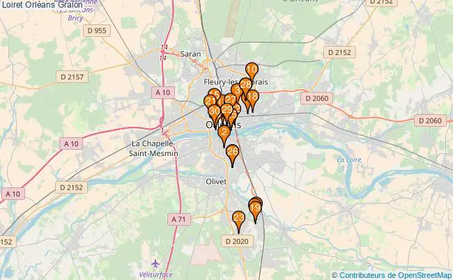 plan Loiret Orléans Associations Loiret Orléans : 140 associations