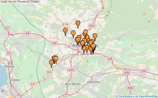 plan Loisir Aix en Provence Associations loisir Aix en Provence : 70 associations