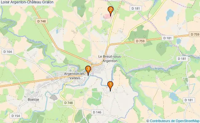 plan Loisir Argenton-Château Associations loisir Argenton-Château : 2 associations