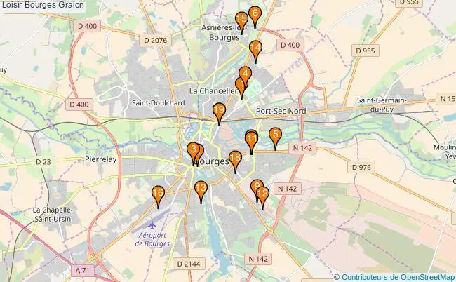 plan Loisir Bourges Associations loisir Bourges : 20 associations