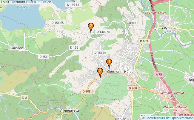 plan Loisir Clermont-l'Hérault Associations loisir Clermont-l'Hérault : 4 associations