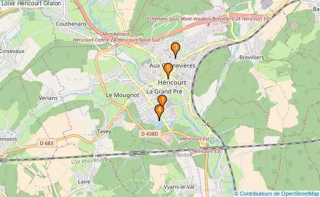 plan Loisir Héricourt Associations loisir Héricourt : 6 associations