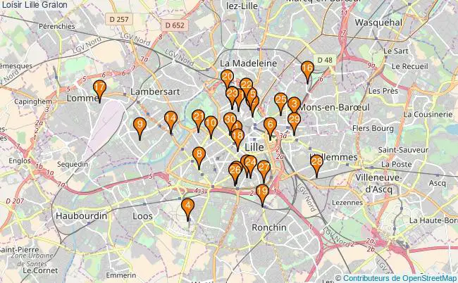 plan Loisir Lille Associations loisir Lille : 61 associations