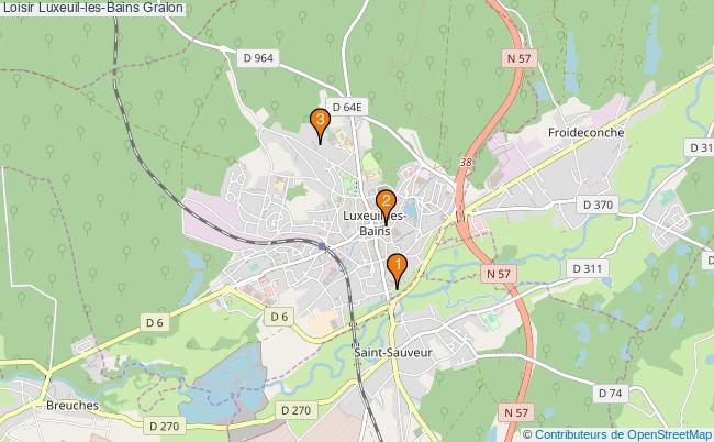plan Loisir Luxeuil-les-Bains Associations loisir Luxeuil-les-Bains : 4 associations