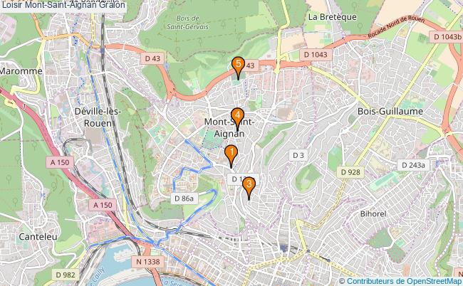 plan Loisir Mont-Saint-Aignan Associations loisir Mont-Saint-Aignan : 5 associations