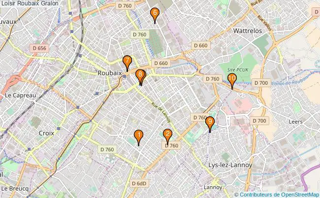 plan Loisir Roubaix Associations loisir Roubaix : 12 associations