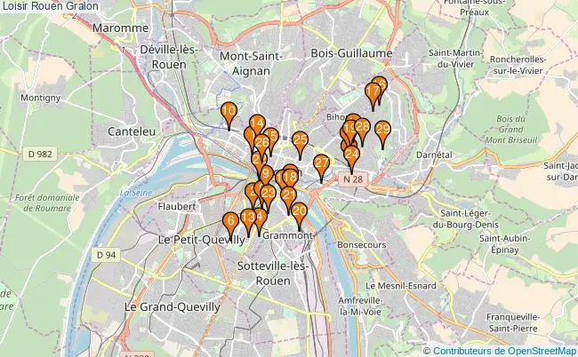 plan Loisir Rouen Associations loisir Rouen : 35 associations
